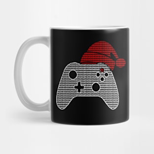 Gaming Controller Christmas with Wool Knitting Design Mug